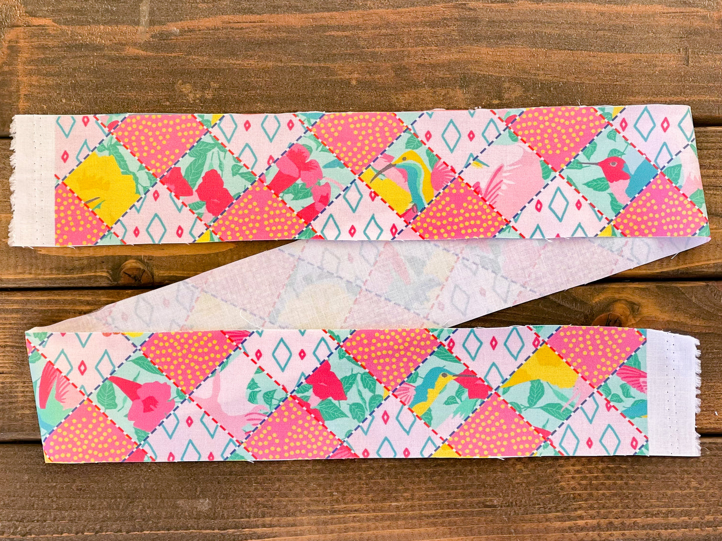 Hummingbird & Hibiscus Quiltlet
