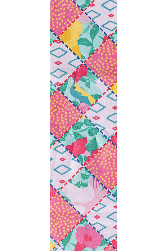 Hummingbird & Hibiscus Quiltlet