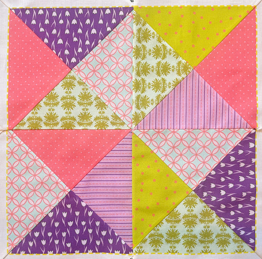 Tutti Fruitti Quiltlet Block 1