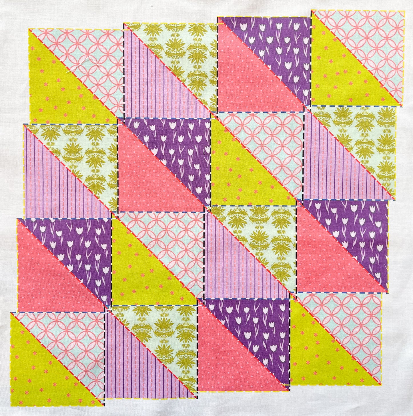 Tutti Fruitti Quiltlet Block 2