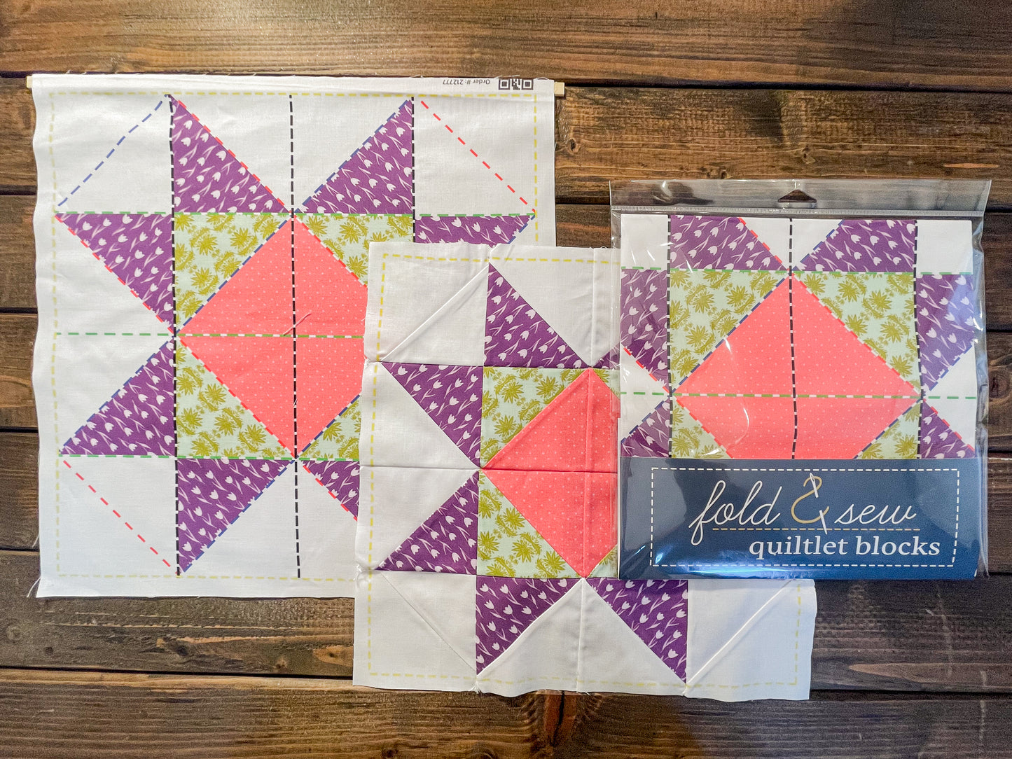 Tutti Fruitti Quiltlet Block 4
