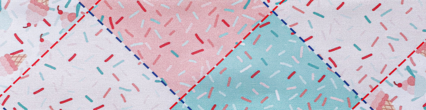 Ice Cream & Sprinkles Quiltlet (Wholesale set of 6)