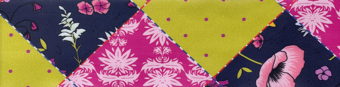 Botanical Bloom Pyramid HST Quiltlet