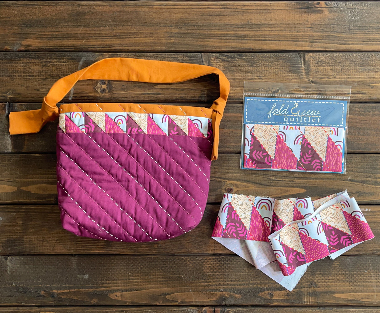 Sunset Fusion Quiltlet