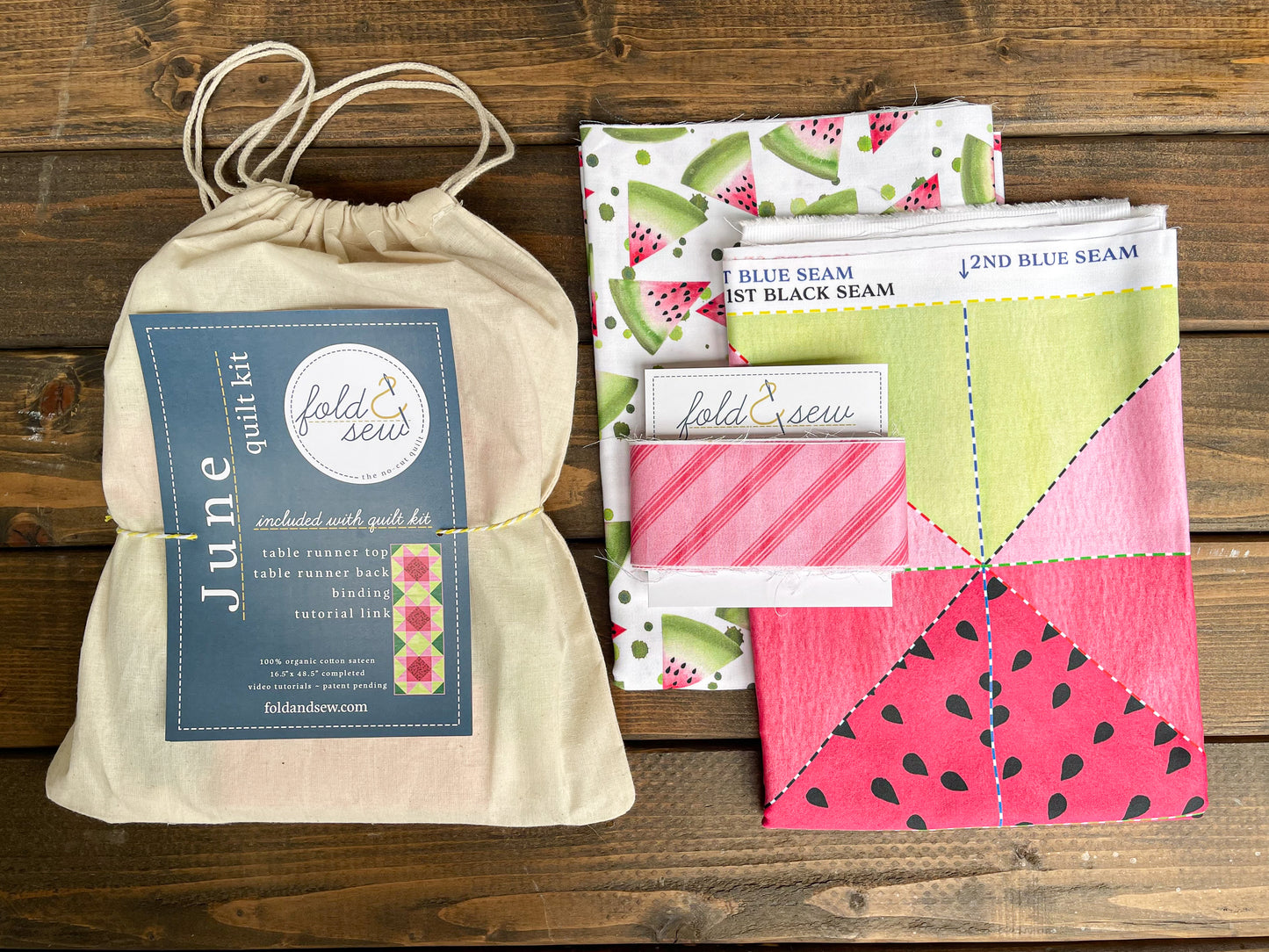June Table Runner Quilt Kit