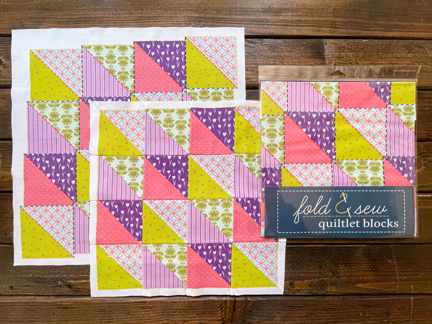 Tutti Fruitti Quiltlet Block 2