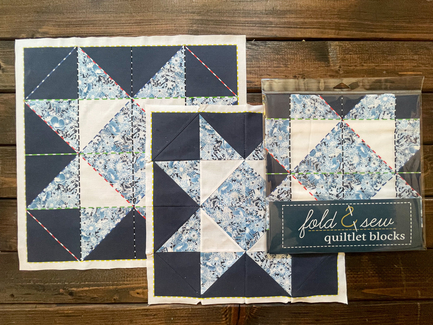 Indigo Study Quiltlet Block 4