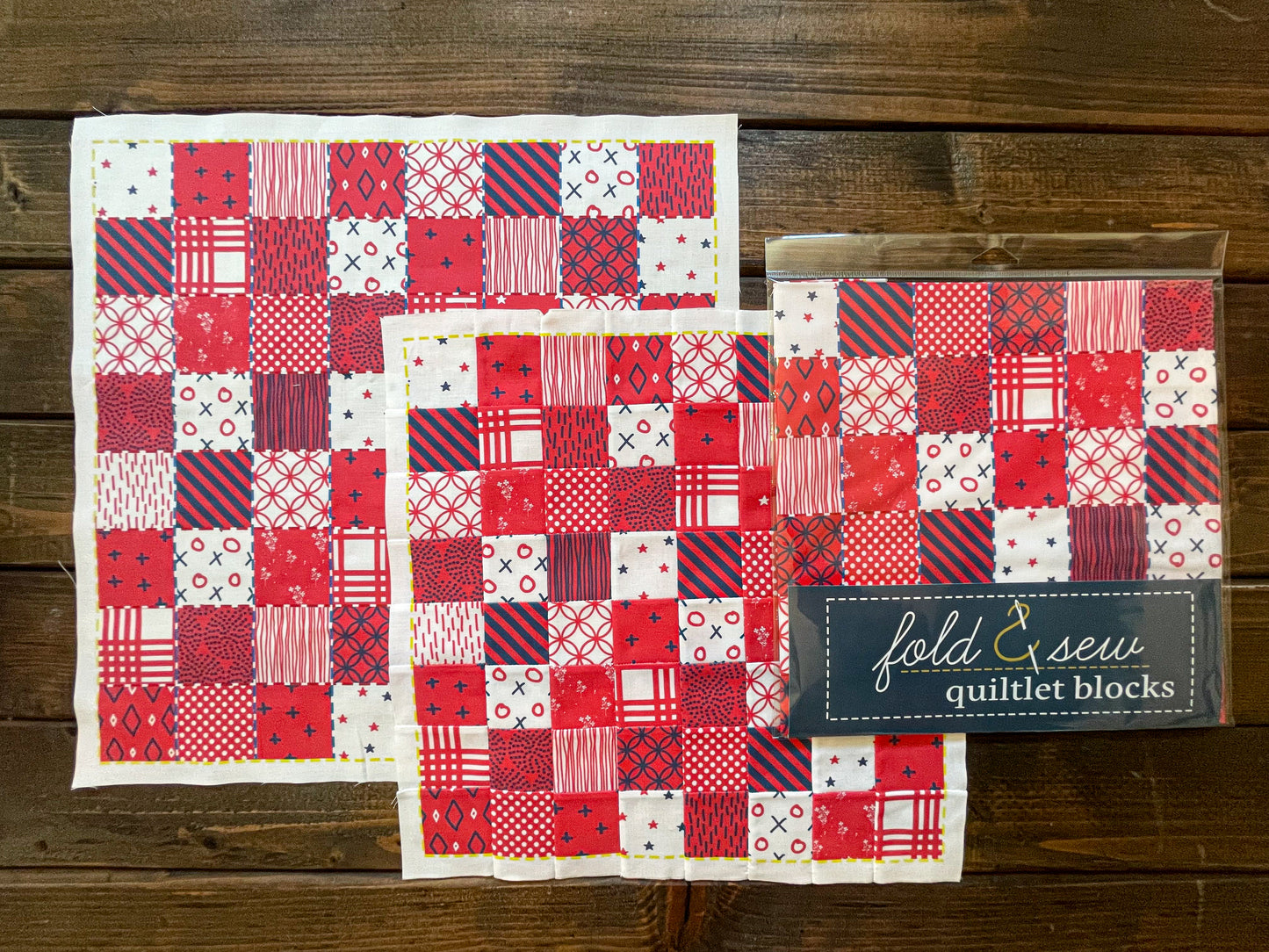 Indigo Study Quiltlet Block 3