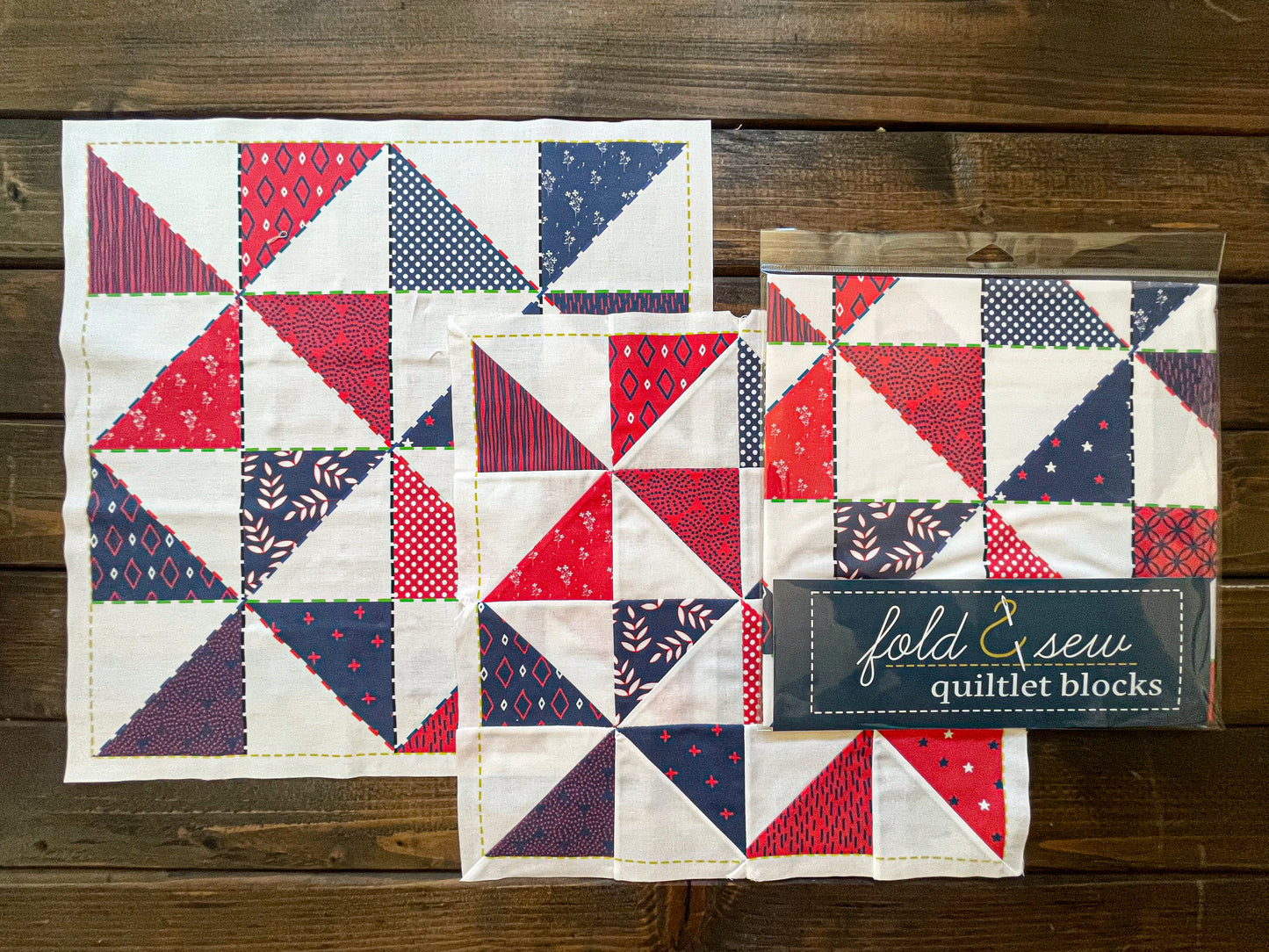 Indigo Study Quiltlet Block 1