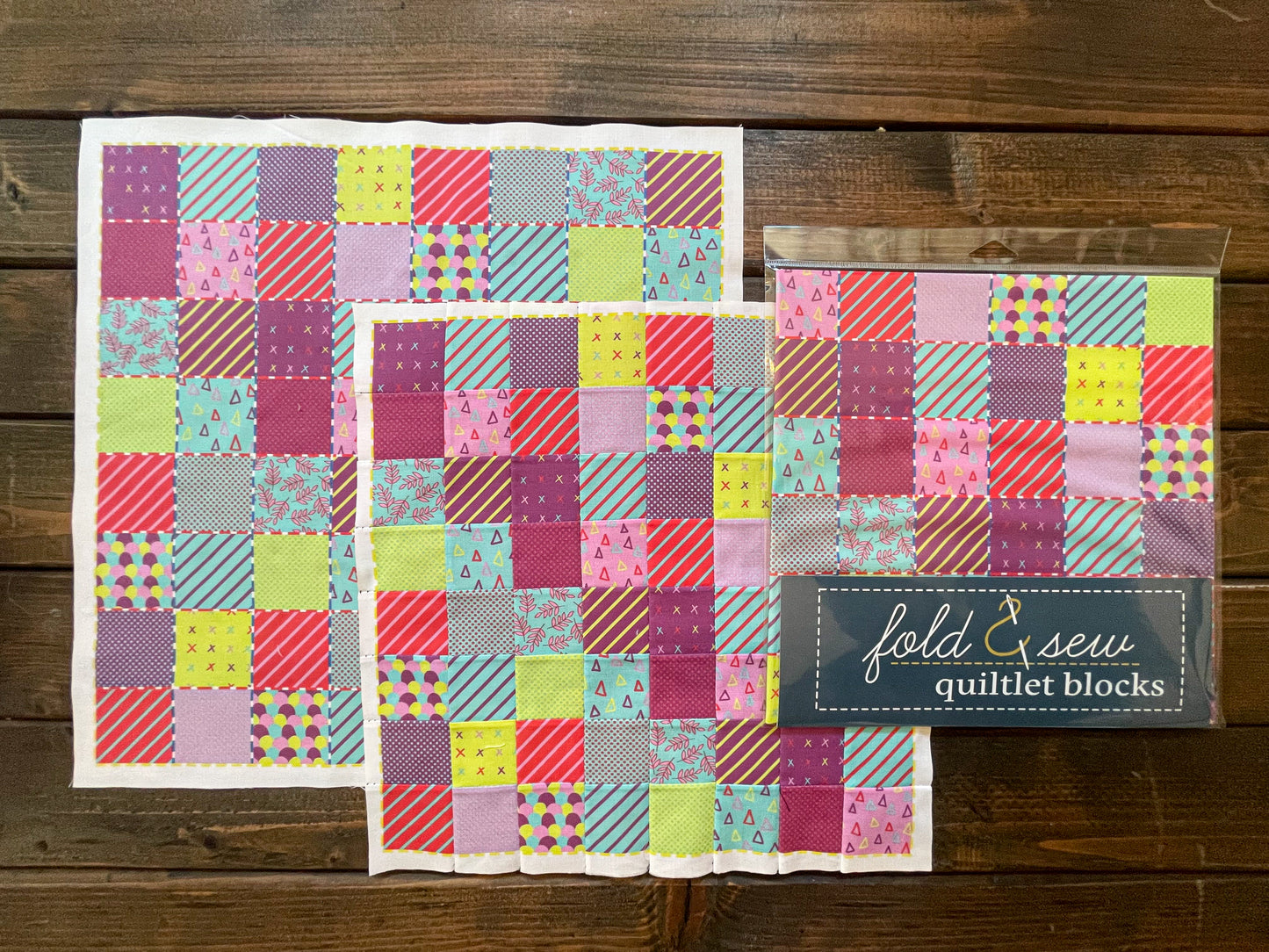 Pixel Party Quiltlet Block 4