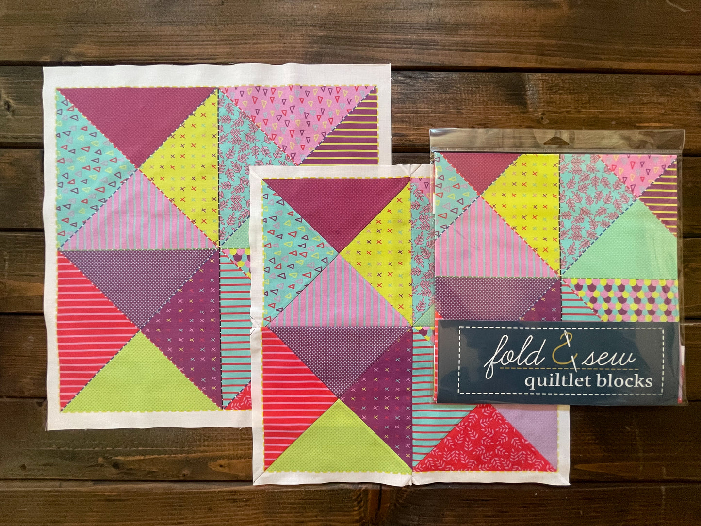 Pixel Party Quiltlet Block 1