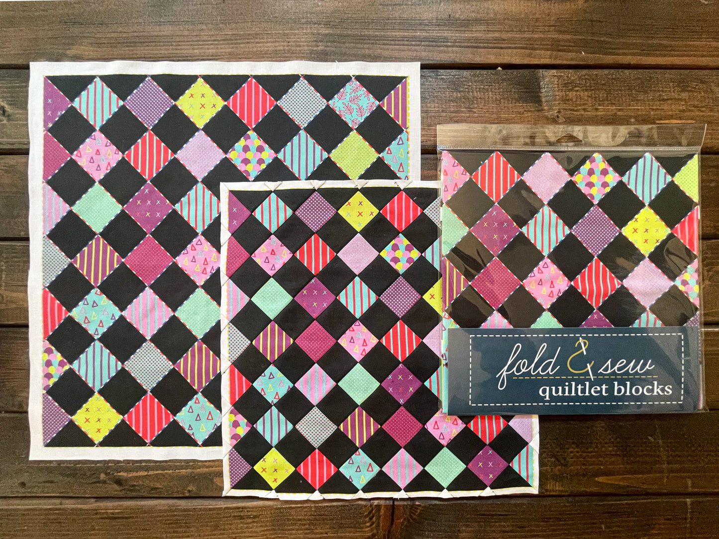Pixel Party Quiltlet Block 3
