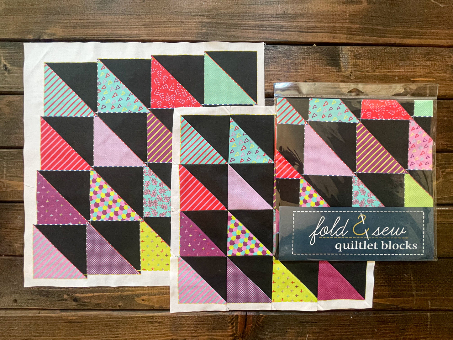 Pixel Party Quiltlet Block 2