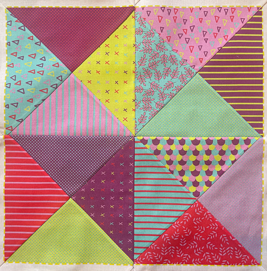 Pixel Party Quiltlet Block 1