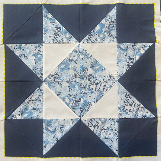 Indigo Study Quiltlet Block 4