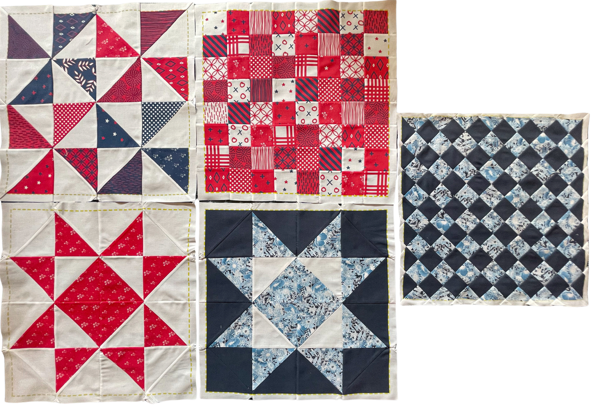 Indigo Study Quiltlet Block Collection (Wholesale)
